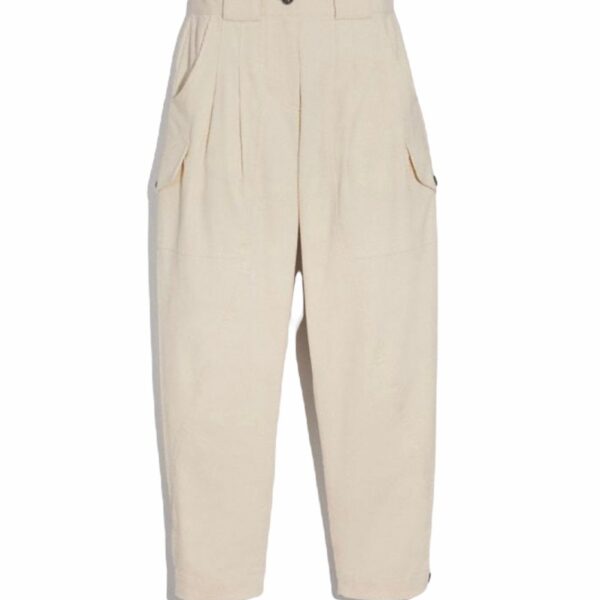 Coach Corduroy Trousers. Cream. SIZES: 8 & 10