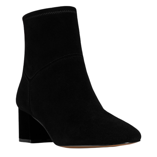 Coach Gracie Suede Bootie. Black. 8B