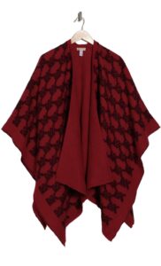 Michael Kors Checkerboard Yarn Dye Ruana 6 a6b67591 f161 489c a827 745325082014