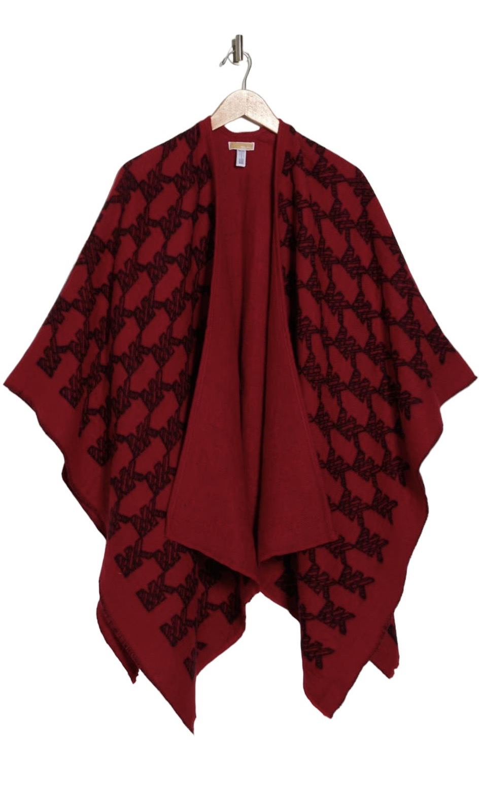 Michael Kors Checkerboard Yarn Dye Ruana 1 Michael Kors Checkerboard Yarn Dye Ruana