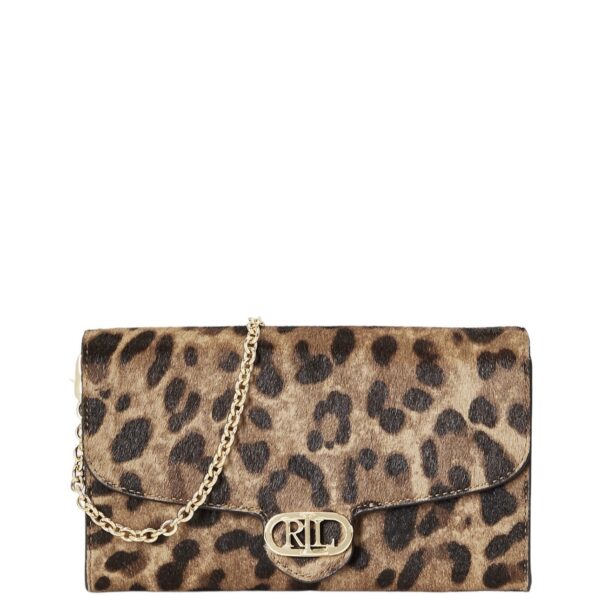 Lauren Ralph Lauren Print Haircalf Medium Adair Crossbody