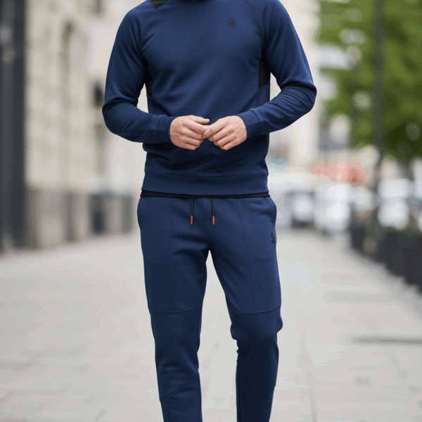 Spyder Active Men's Set: Long Sleeve Shirt & Performance Jogger Blue XL